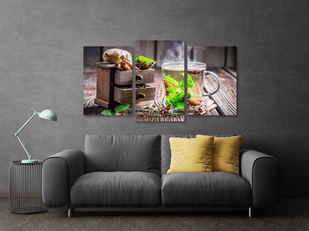 Модульная картина в гостиную / спальню Чашка чаю Art-626_3 100x150 см Киев - изображение 3