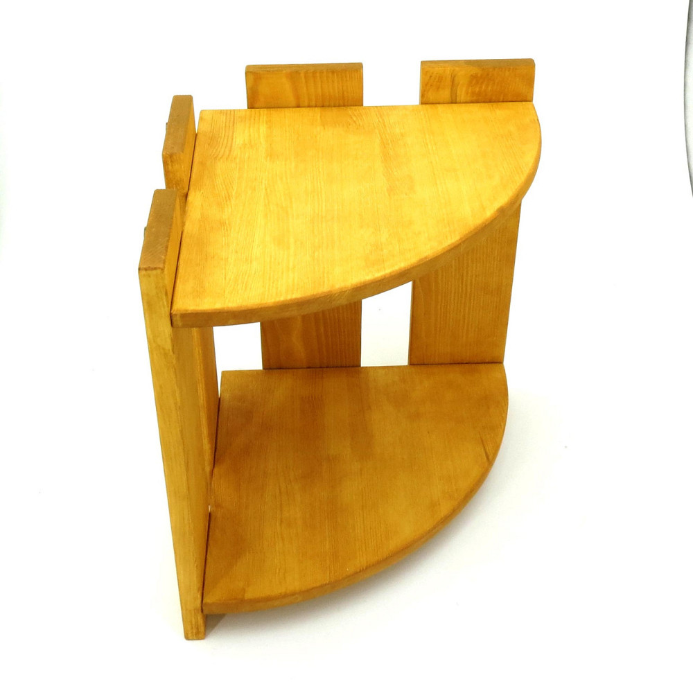 Угловая настенная полка 