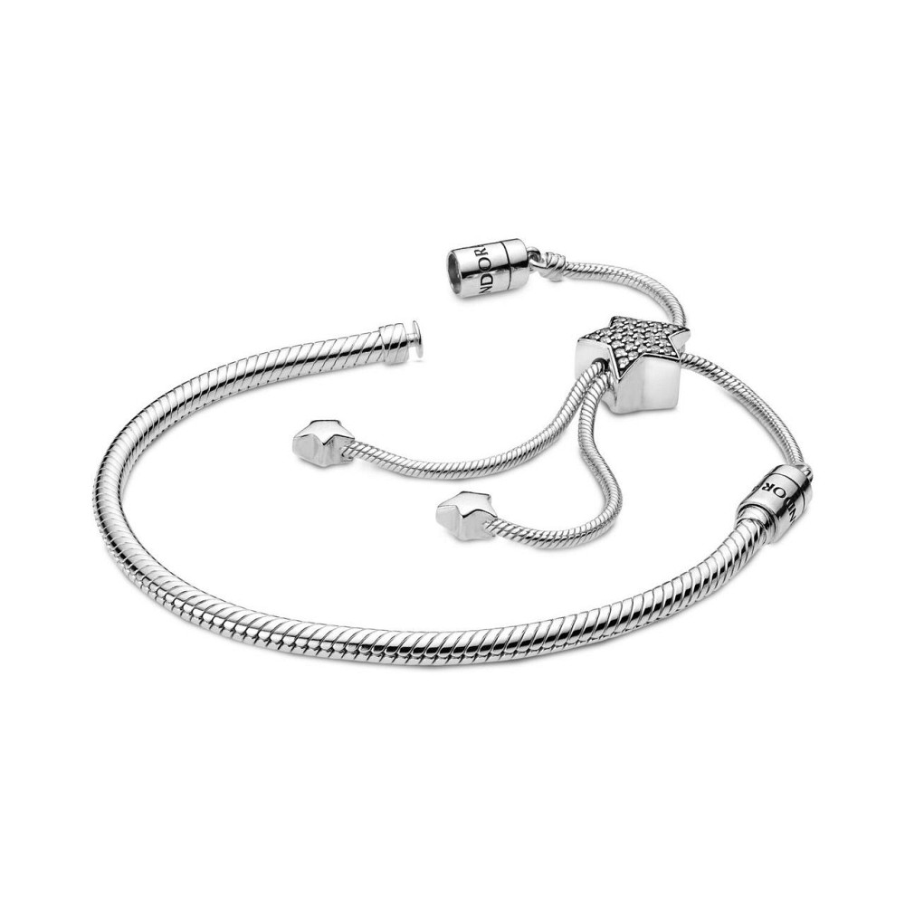 Серебряный браслет для шармов Пандора 