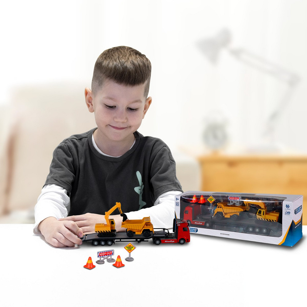 Ігровий набір - Автоперевізник (автоперевізник, самоскид, екскаватор, акс.) Днепр - изображение 2