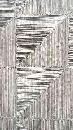 Шпалери вінілові на флізеліні AdaWall Omega1.06х10 геометрія 3д фігури смуги бежево-сірі 23209-3 Київ