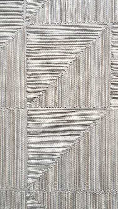 Шпалери вінілові на флізеліні AdaWall Omega1.06х10 геометрія 3д фігури смуги бежево-сірі 23209-3 Київ - фото 4