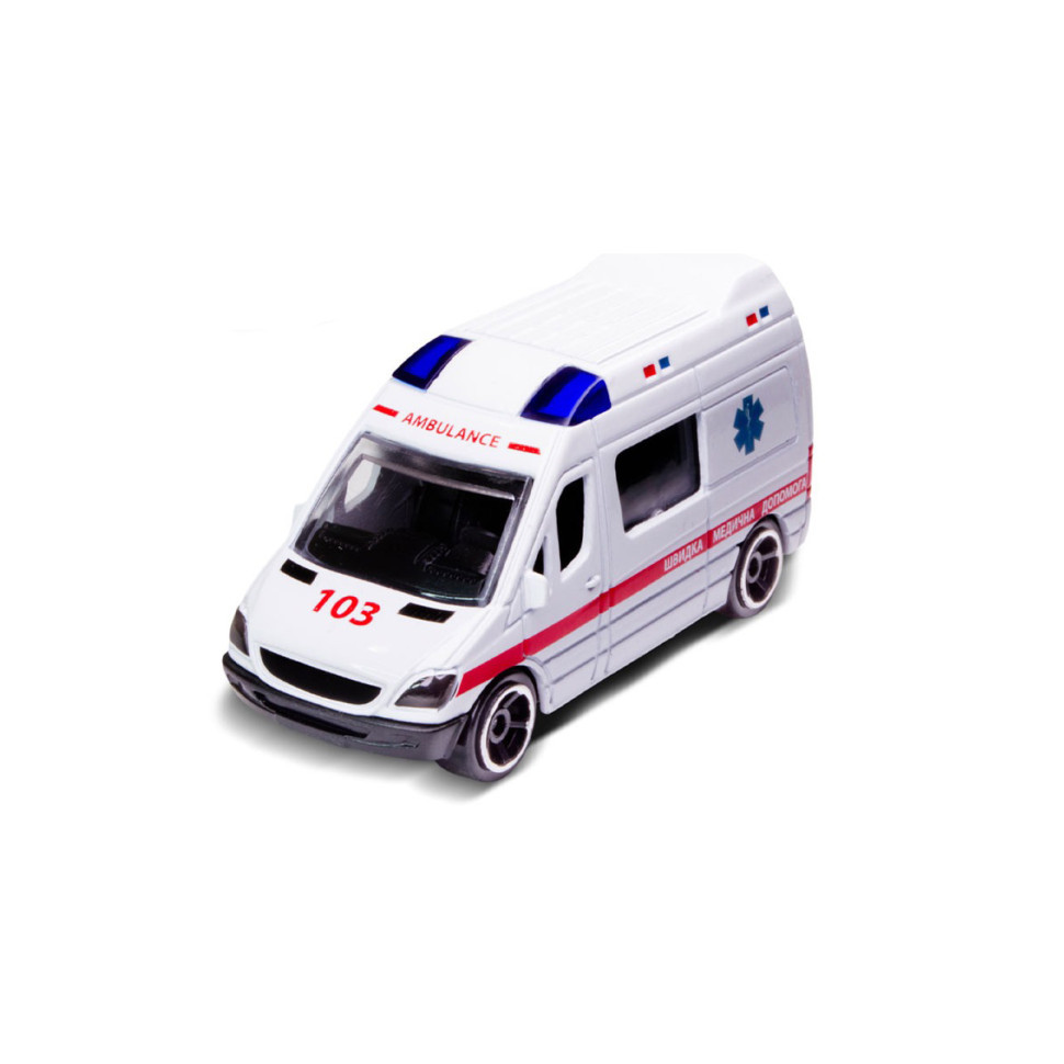 Автомодель детская Скорая помощь TechnoDrive 250421CG-3 масштаб 1:64 Винница - изображение 3