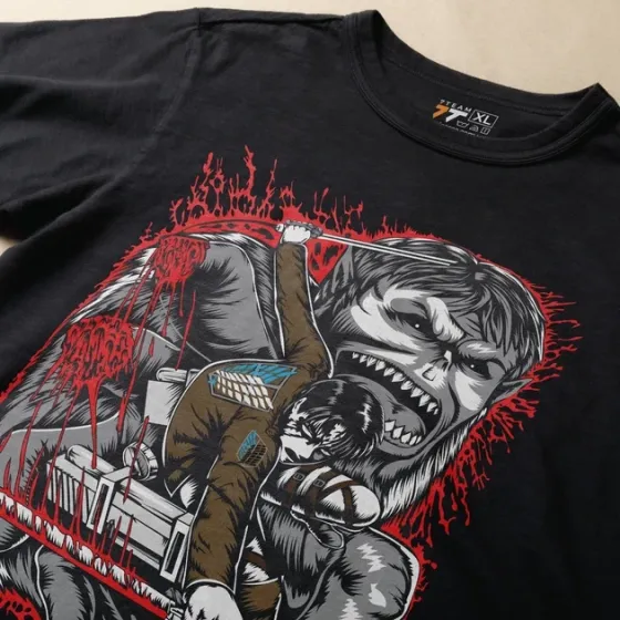 Футболка чоловіча з  принтом Атака Титанов Зик Йегер Розмір 48 Дніпро