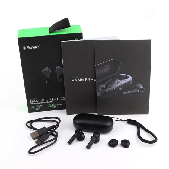 Бездротові навушники Bluetooth Razer Hammerhead True WL Mic з кейсом (Black) Вінниця