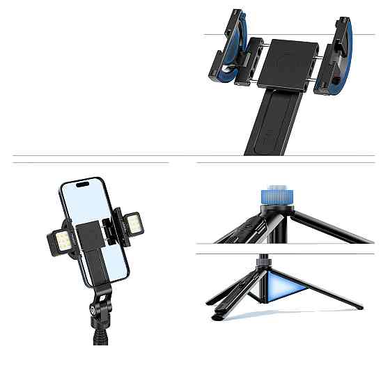 Штатив с крюком для съемки сверху над столом 145см MagSafe черный Ulanzi TT88 Киев