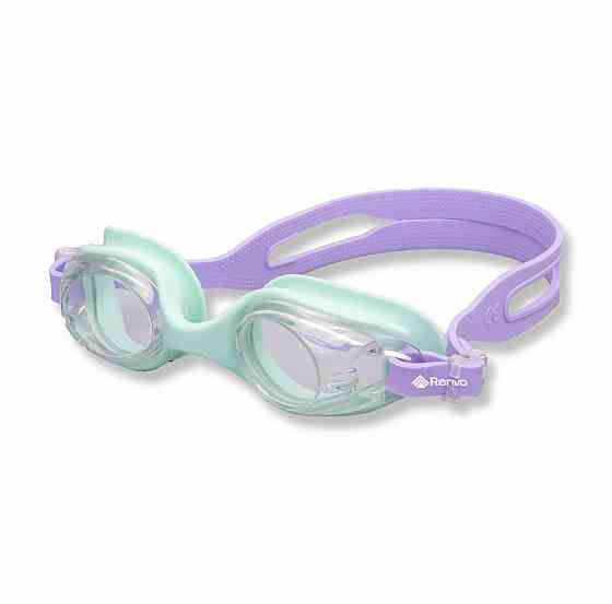 Дитячі окуляри для плавання Renvo Apure Anti-fog JR М'ятний Лавандовий OSFM (1SG100-0910) Київ