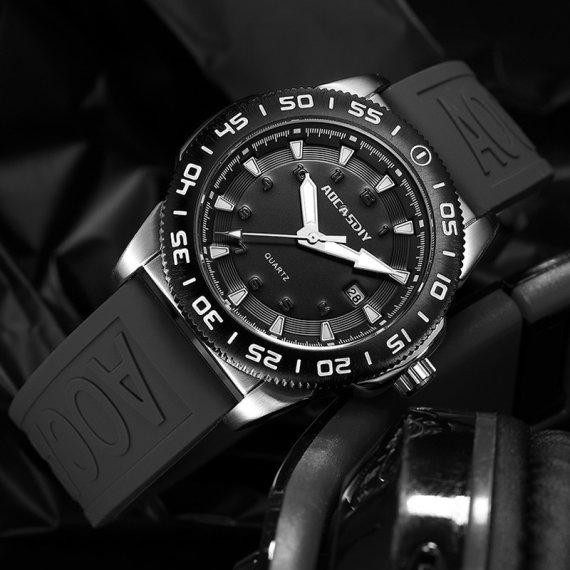 Часы мужские наручные Aocasdiy Train (Черный) Винница - изображение 7