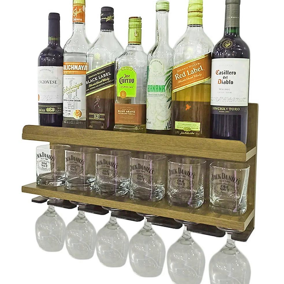 Настінна винна полиця "Тайкі" мускат Миколаїв - фото 1