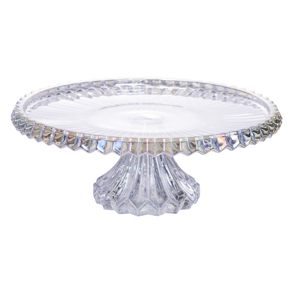 Yiwu Тортівниця на ніжці Ø32 см скляна HP-19-148L Коломия - фото 1