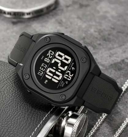 Часы мужские наручные спортивные Skmei 2160 (Черный с черным циферблатом) Винница