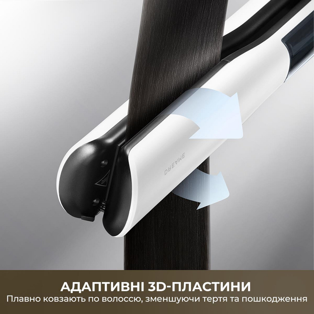 Праска (випрямляч) для волосся Dreame AuraSteam Straight White (AA01A) ( 25890 ) Харьков - изображение 14