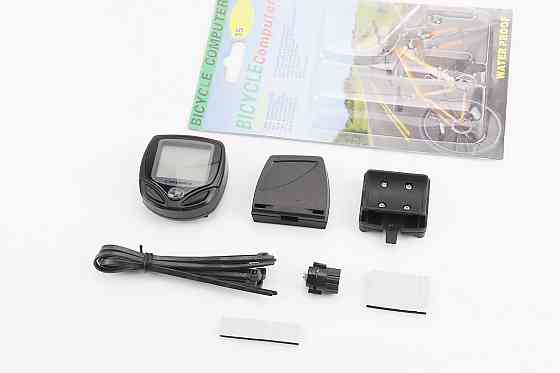 Велокомп'ютер 15-функцій, бездротовий, вологозахисний, чорний (без батарейок) Crosser 368С Київ