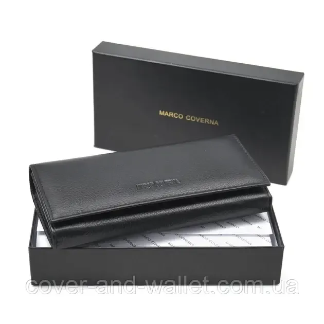 Женский кожаный кошелёк на магнитах красного цвета Marco Coverna MC 1411 Киев - изображение 9