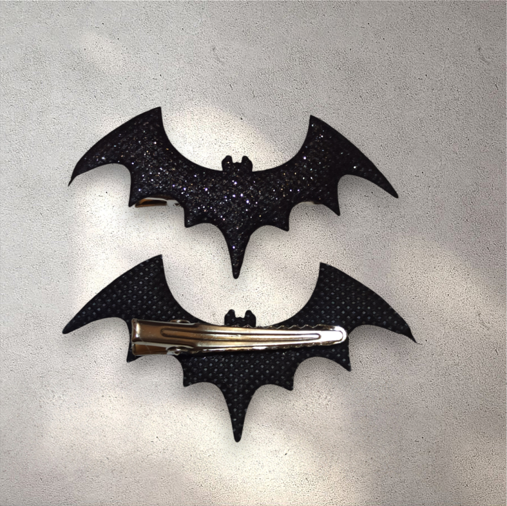 Набір 2 шпильки з кажаном для волосся на Хелловін чорний Київ - фото 1