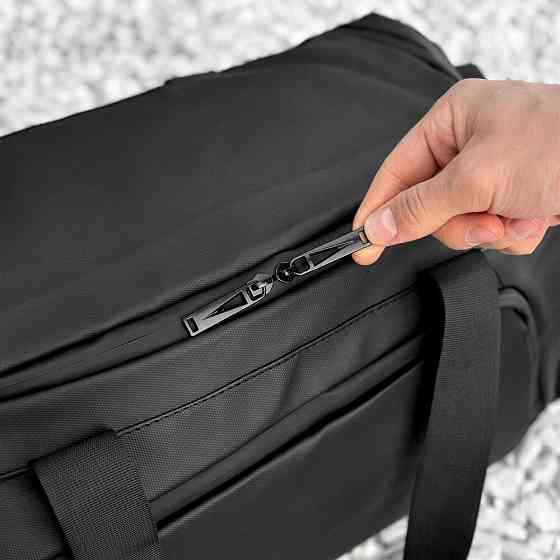 Чоловіча чорна дорожня сумка Pobedov Road Київ