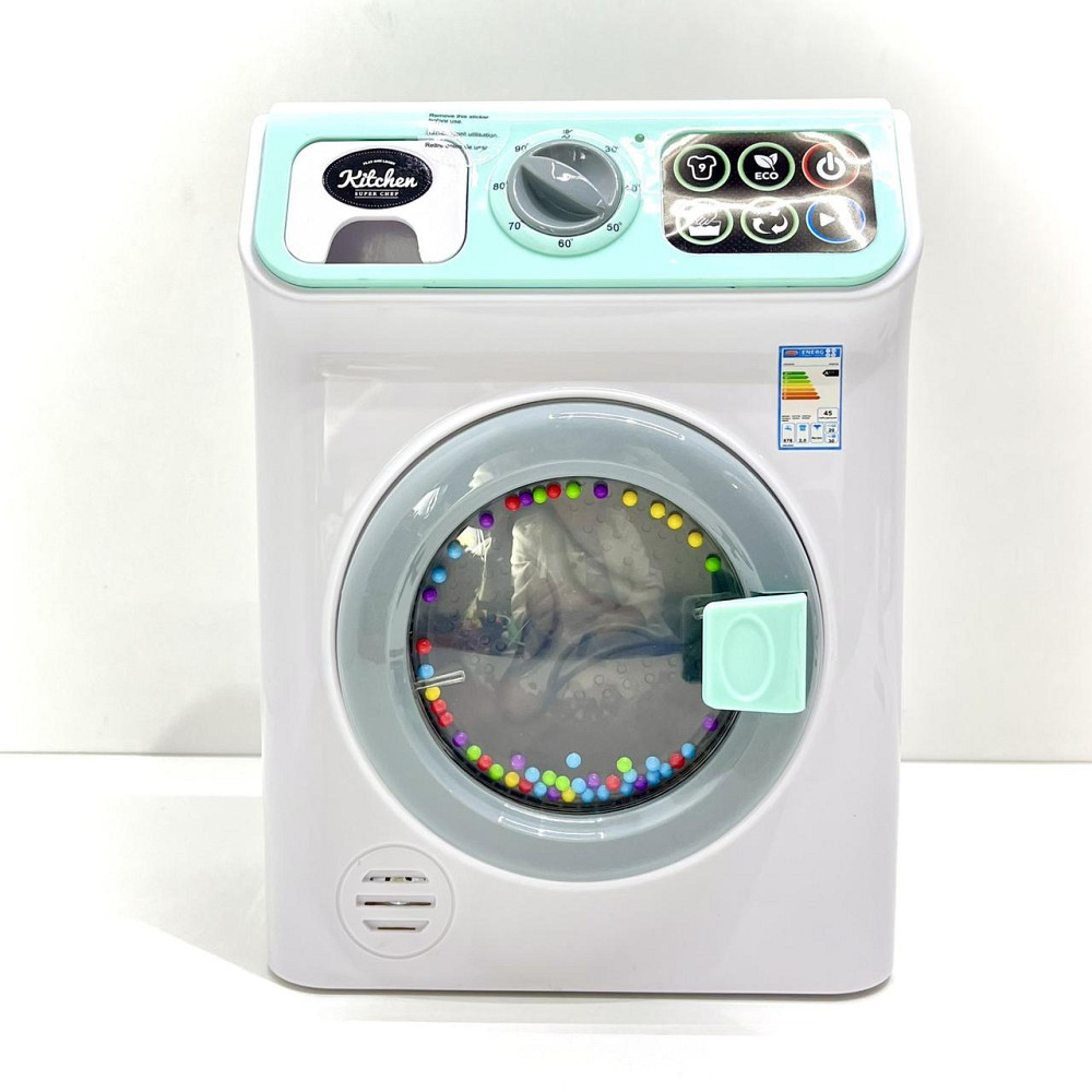 Пральна машина infunbebe звук світло обертовий барабан на батарейці Біла (RP88789) Чернігів - фото 2