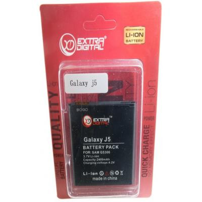 Акумуляторна батарея Extradigital Samsung Galaxy J5 J500H/DS (2400 mAh) (BMS6408) Вінниця - фото 5
