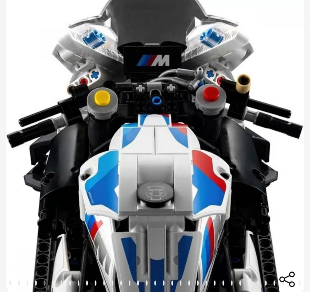 Конструктор мотоцикл  Technic BMW M 1000 RR 1920  деталей маштаб 1:10 мотоцикл БМВ Київ - фото 7