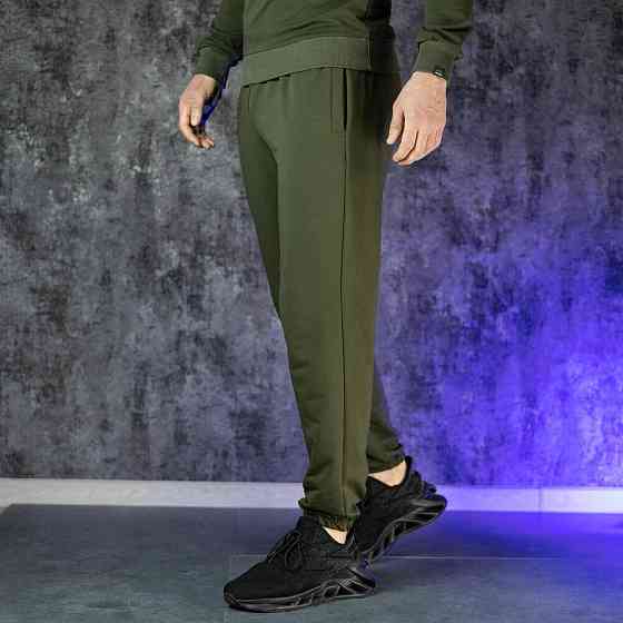 Чоловічі штани джогери з кишенями хакі Pobedov 95 Київ