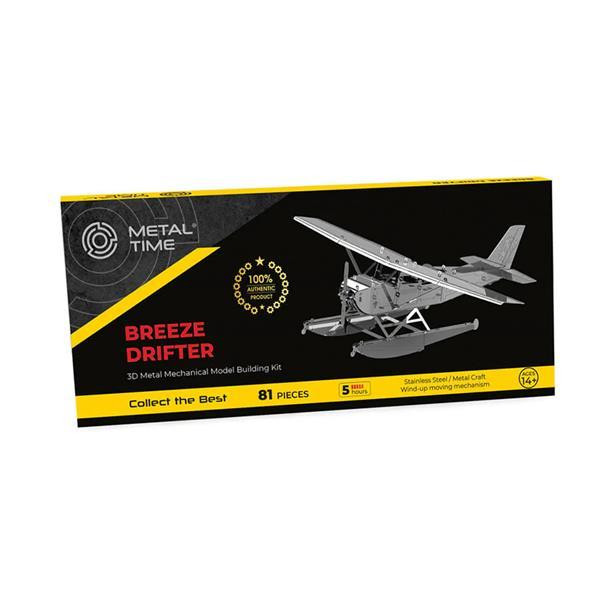 Колекційна модель-конструктор Metal Time Breeze Drifter Гідроплан механічний (MT003) Харків - фото 4