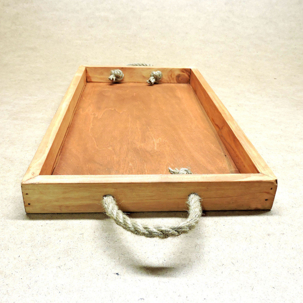 Піднос дерев'яний "Шарлеруа 50х27" амаретто Миколаїв - фото 4