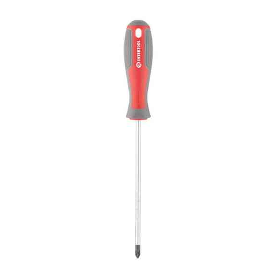 Викруткa хрестова, PH2×150 мм, Cr-V INTERTOOL VT-3322 Киев