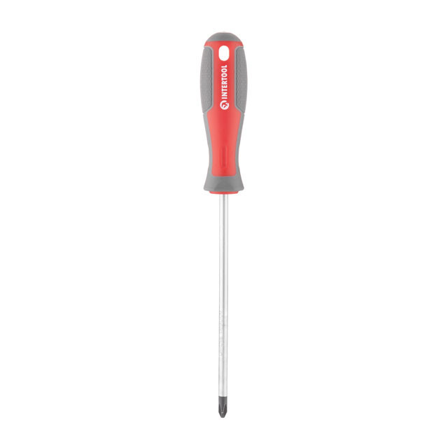 Викруткa хрестова, PH2×150 мм, Cr-V INTERTOOL VT-3322 Київ - фото 3