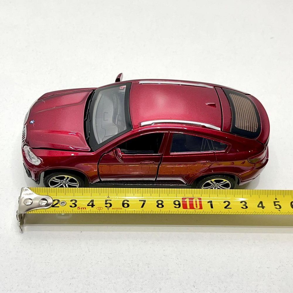Машина джип Автосвіт BMW x6 металева інерційна 14см Червона (AP-1759) Чернигов - изображение 5