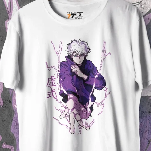 Футболка чоловіча з  принтом Магическая Битва Сатору Годжо 2 WE Розмір 48 Дніпро - фото 4