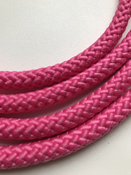 Скакалка гімнастична для гімнастики художньої 3 метри рожева 10 мм дитяча спортивна мотузкова Кам'янське - фото 9