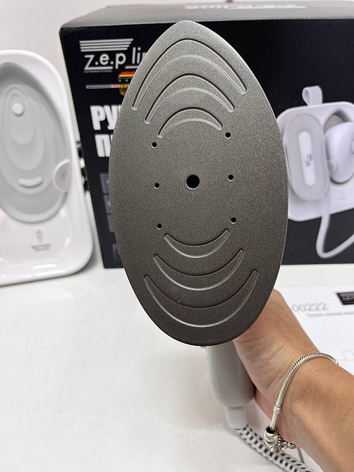 Ручна парова праска Zepline ZP-00222 3000Вт з резервуаром 1,5 л, подачею пари 50 г/хв, Біла Одеса - фото 4