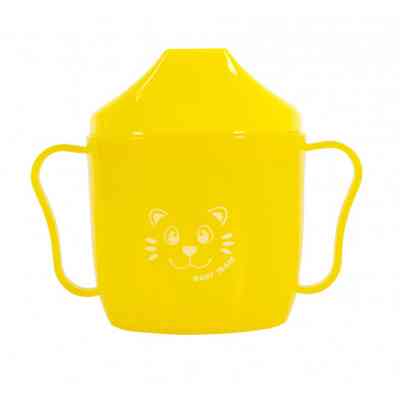 Поильник-непроливайка Baby Team со спаутом желтый 180 мл (5007_желтый) Винница
