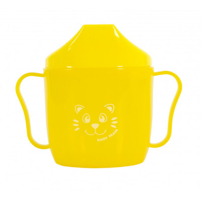 Поїльник-непроливайка Baby Team зі спаутом жовтий 180 мл (5007_желтый) Вінниця - фото 1