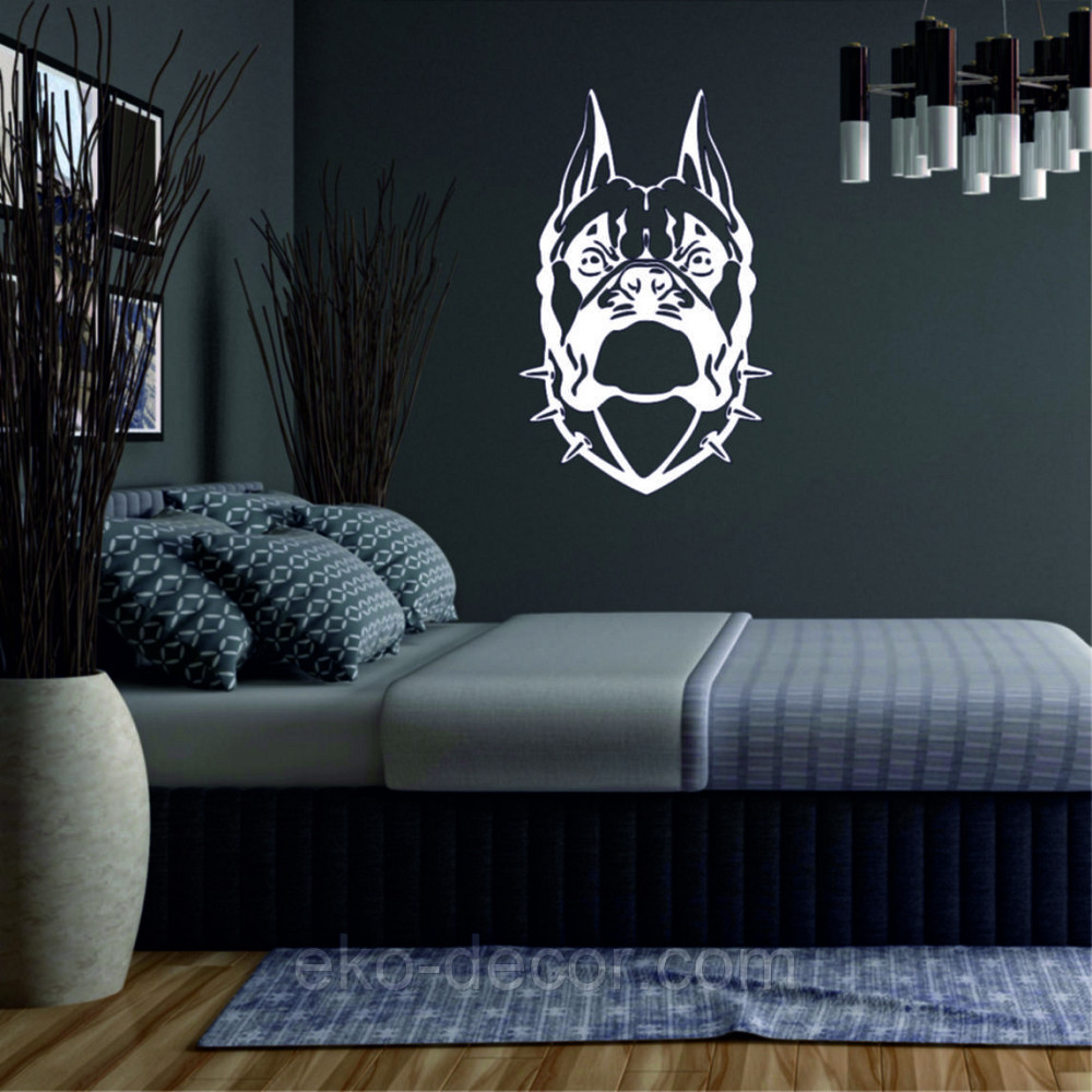 Декоративное настенное Панно «Боксер», Декор на стену 50*32 см, Белый Киев - изображение 3