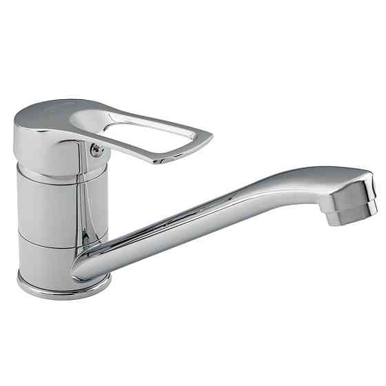 Смеситель s43 Ø40 для кухни гусак прямой 250мм на шпильке TAU SM-2B244C (9843130) Киев