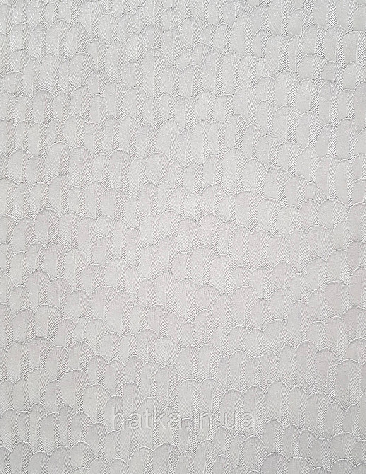 Шпалери метрові вініл на флізелін Erismann Nature soul листя маленькі під луску структурні білі срібло 3д Київ - фото 3