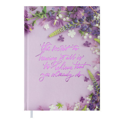 Тижневик Buromax недатований Pretty, А5, фіолетовий 288 сторінок (BM.2034-07) Вінниця - фото 1