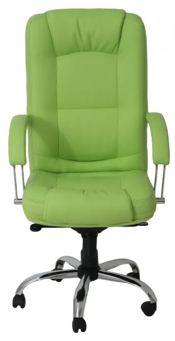 Офисное Кресло Руководителя Richman Alberto Fly 2234 Хром М1 Tilt Зеленый Днепр - изображение 5