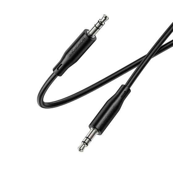 Аудіо кабель BOROFONE BL26 Standard AUX audio cable 1m Black Одеса