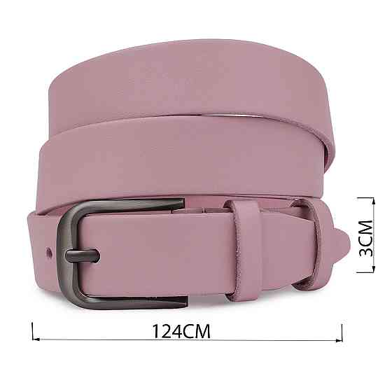 Женский кожаный ремень Vintage 20778 Розовый Киев