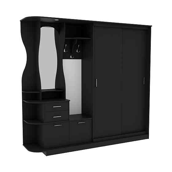 Прихожая Люкс-купе LUX, Антрацит, 2200/400/2100 Львов