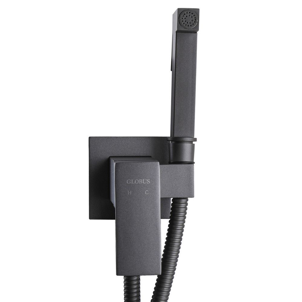 Змішувач гігієнічний Globus Lux Milano GLM-0-106MIX-Graphite (000023324) Київ - фото 4