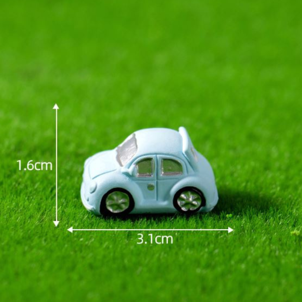 Миниатюрные  Машинки 2.9 х 1.8 см для моделирования, флорариума, песочного стола, микроландшафта. Блакитний Одесса - изображение 1