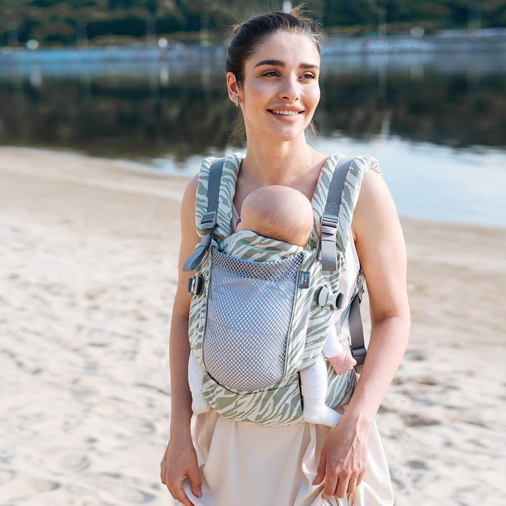 Ерго-рюкзак Love & Carry® ONE Cotton+Bamboo Лемонграс Київ - фото 4