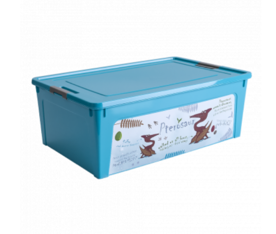 Контейнер 11,7л бірюзовий з малюнком Динозавр Smart Box Алеана Житомир