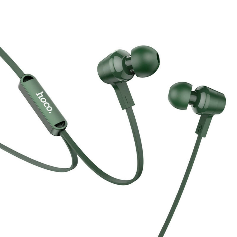 Навушники HOCO M86 Oceanic universal earphones with mic Army Green Киев - изображение 2