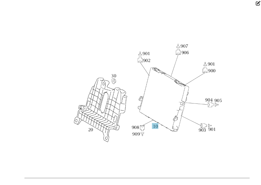 Mercedes-Benz  A1695454332 Блок керування SAM A-class W169 B-class W245 A-class C169 Одеса - фото 2