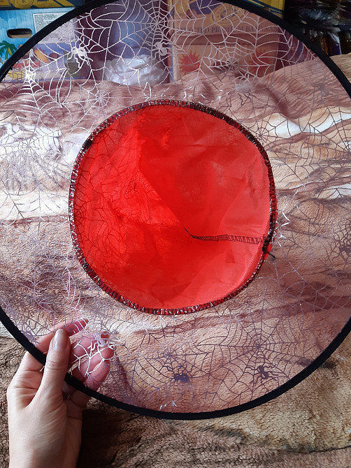 Хеловін декор обруч З дефектом one size червоний Київ - фото 3