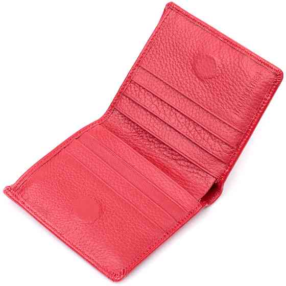 Яркий женский кошелек из натуральной кожи ST Leather 19465 Красный Киев